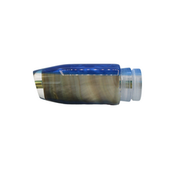 Señuelo para pesca deportiva y señuelo de troleo Crampton Baits. Modelo Plunger en color Azul y concha crema. Marea Alta (mareaalta.mx) único distribuidor de Crampton Baits en México.