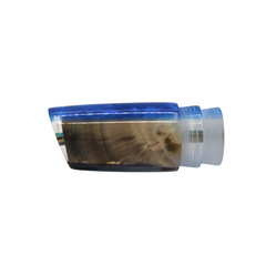 Señuelo para pesca deportiva y señuelo de troleo Crampton Baits. Modelo HoG en color Azul y concha crema. Marea Alta (mareaalta.mx) único distribuidor de Crampton Baits en México.