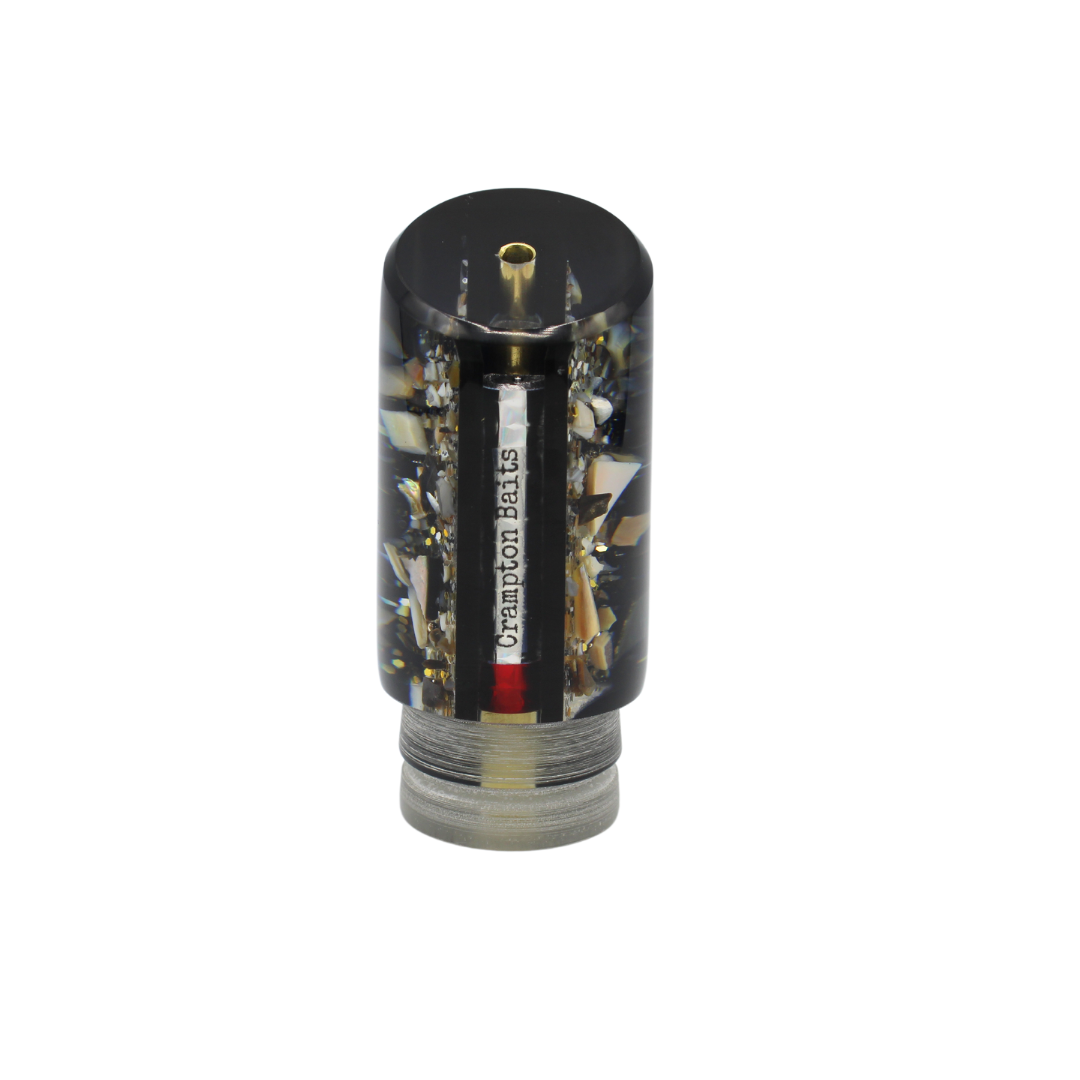 Señuelo para pesca deportiva y señuelo de troleo Crampton Baits. Modelo Quarter Toner en color Salt & Pepper. Marea Alta (mareaalta.mx) único distribuidor de Crampton Baits en México.