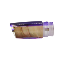 Señuelo para pesca deportiva y señuelo de troleo Crampton Baits. Modelo HoG en color Morado y concha crema. Marea Alta (mareaalta.mx) único distribuidor de Crampton Baits en México.