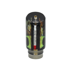 Señuelo para pesca deportiva y señuelo de troleo Crampton Baits. Modelo Quarter Toner en color Negro y concha crema cracked. Marea Alta (mareaalta.mx) único distribuidor de Crampton Baits en México.
