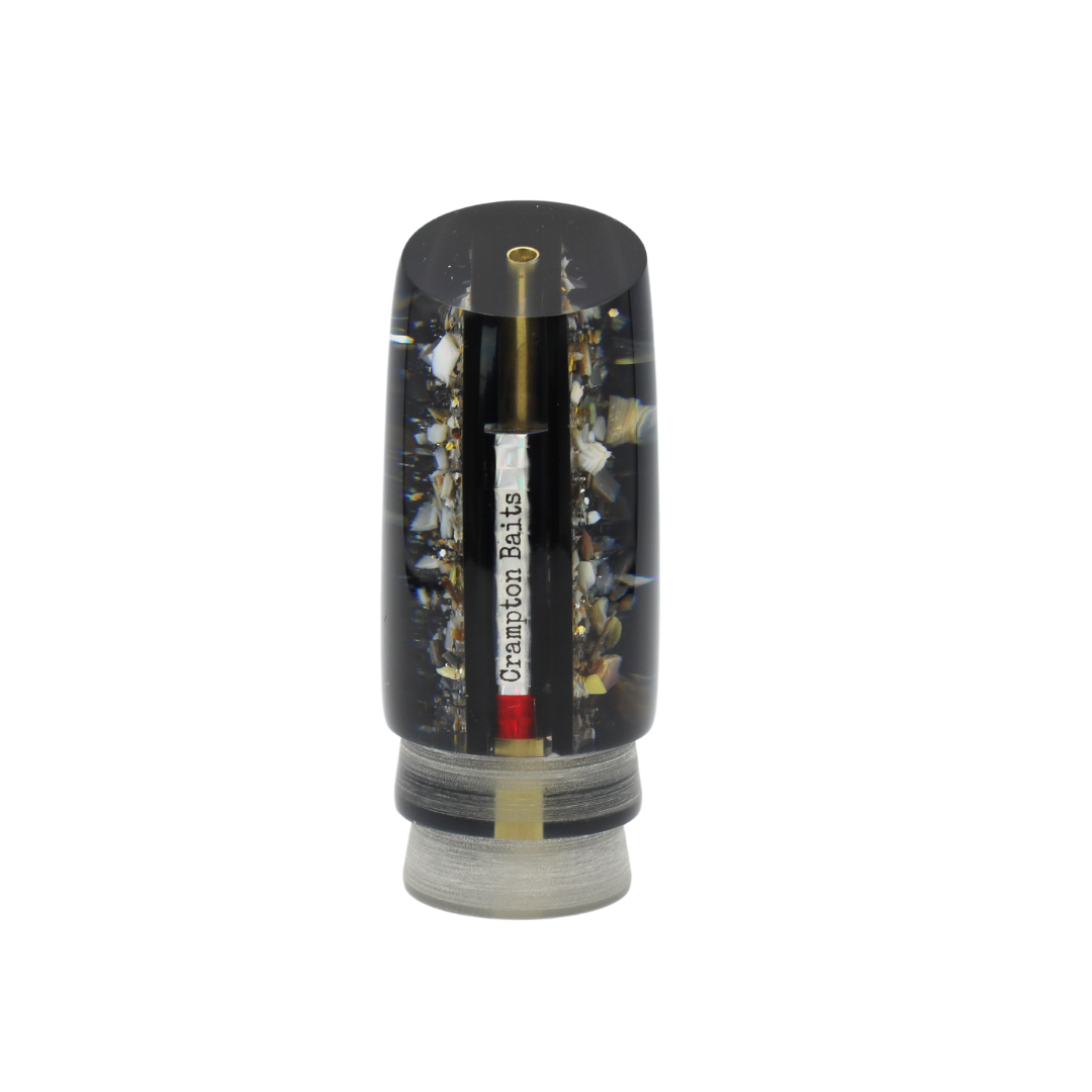 Señuelo para pesca deportiva y señuelo de troleo Crampton Baits. Modelo HoG en color Salt & Pepper. Marea Alta (mareaalta.mx) único distribuidor de Crampton Baits en México.