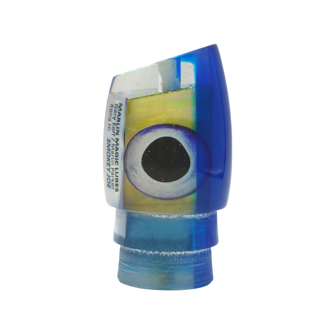 Señuelo Marlin Magic Smokey Joe color Azul y amarillo