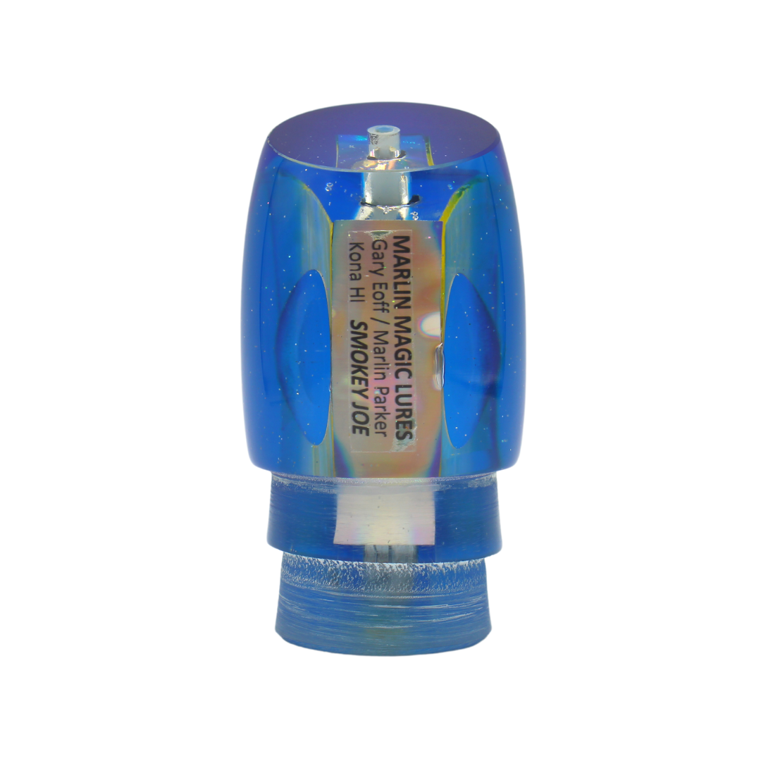 Señuelo Marlin Magic Smokey Joe color Azul y amarillo