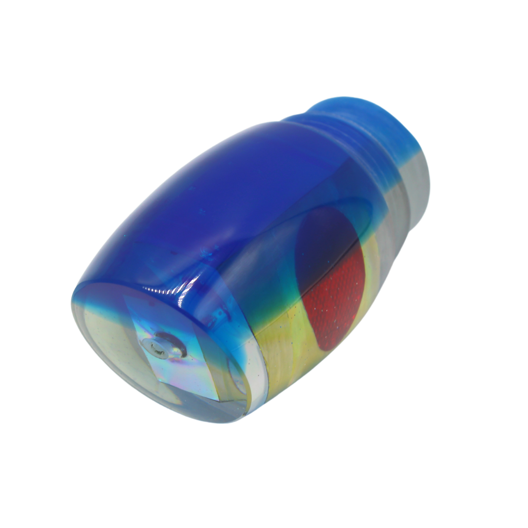 Señuelo Marlin Magic Smokey Joe color Azul y amarillo con ojo